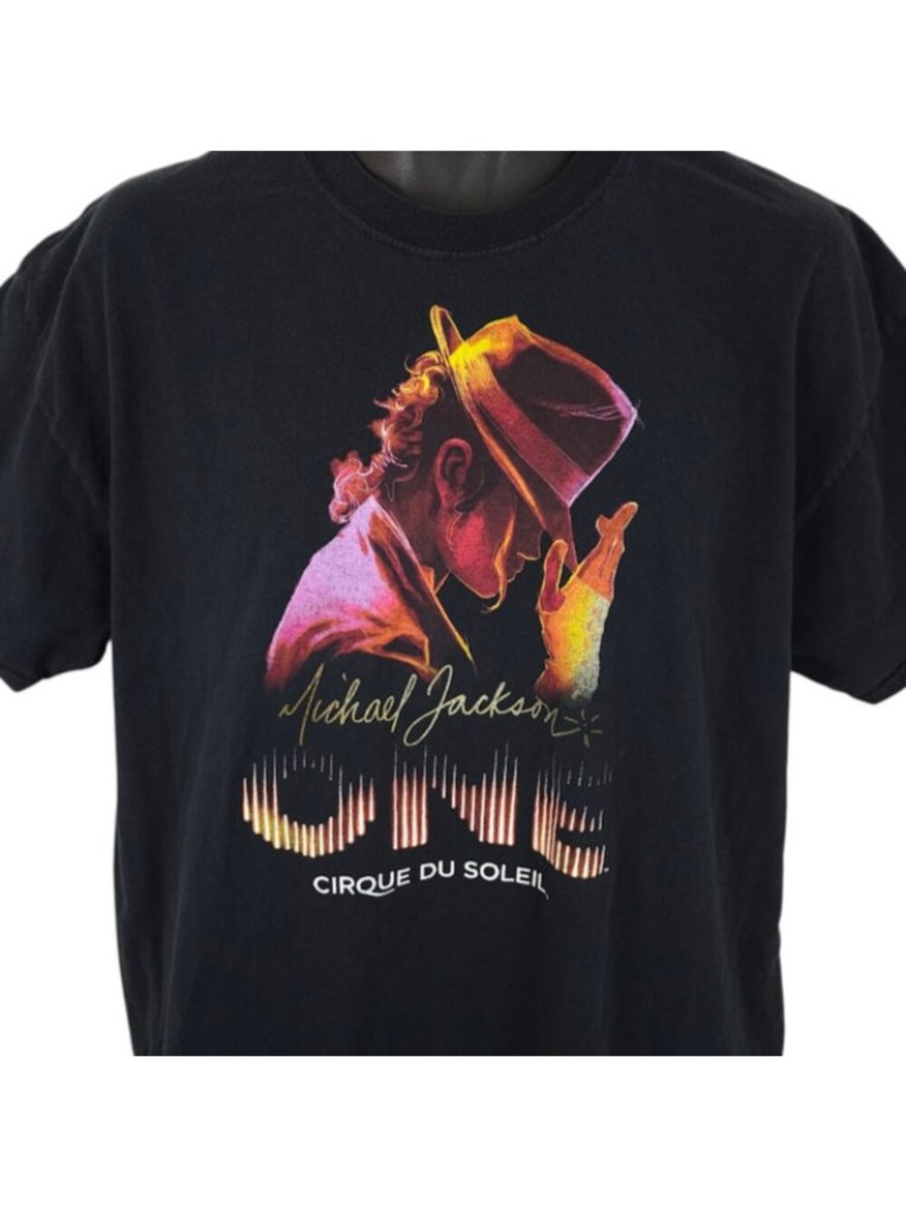 Michael Jackson One T Shirt Mens Size XL Black Cirque Du Soleil Souvenir Vegas